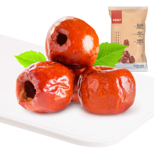 良品铺子黄骅脆冬枣35g*2空心无核酥脆脆枣红枣枣子果干零食大枣